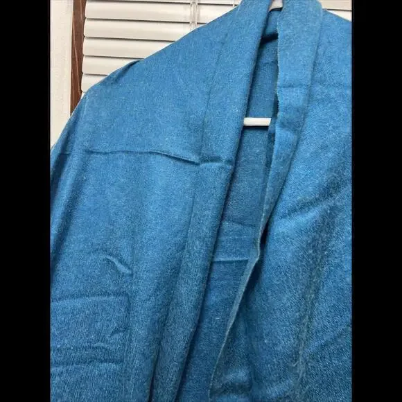 Womens Winter Pashmina Long Velvet Silk Tassel Velour Scarf Shawl Wrap 33in X60 - Picture 5 of 6